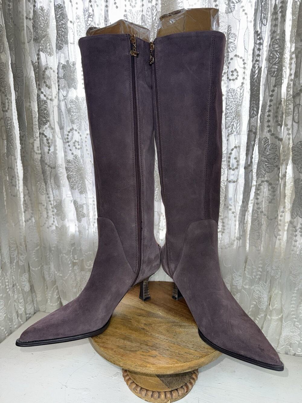 Circus by Sam Edelman Yulia Women's Boots Olive Wood Suede Size 8M